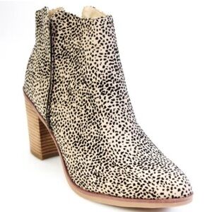 MIA Tracee Leopard Ankle Boots | Booties | 9.5
